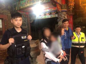 4歲童深夜失聯家長急報案 大園警、巡守隊摸黑尋人