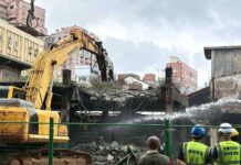 南門市場災損區域拆除動工 3路段實施交管到12/6