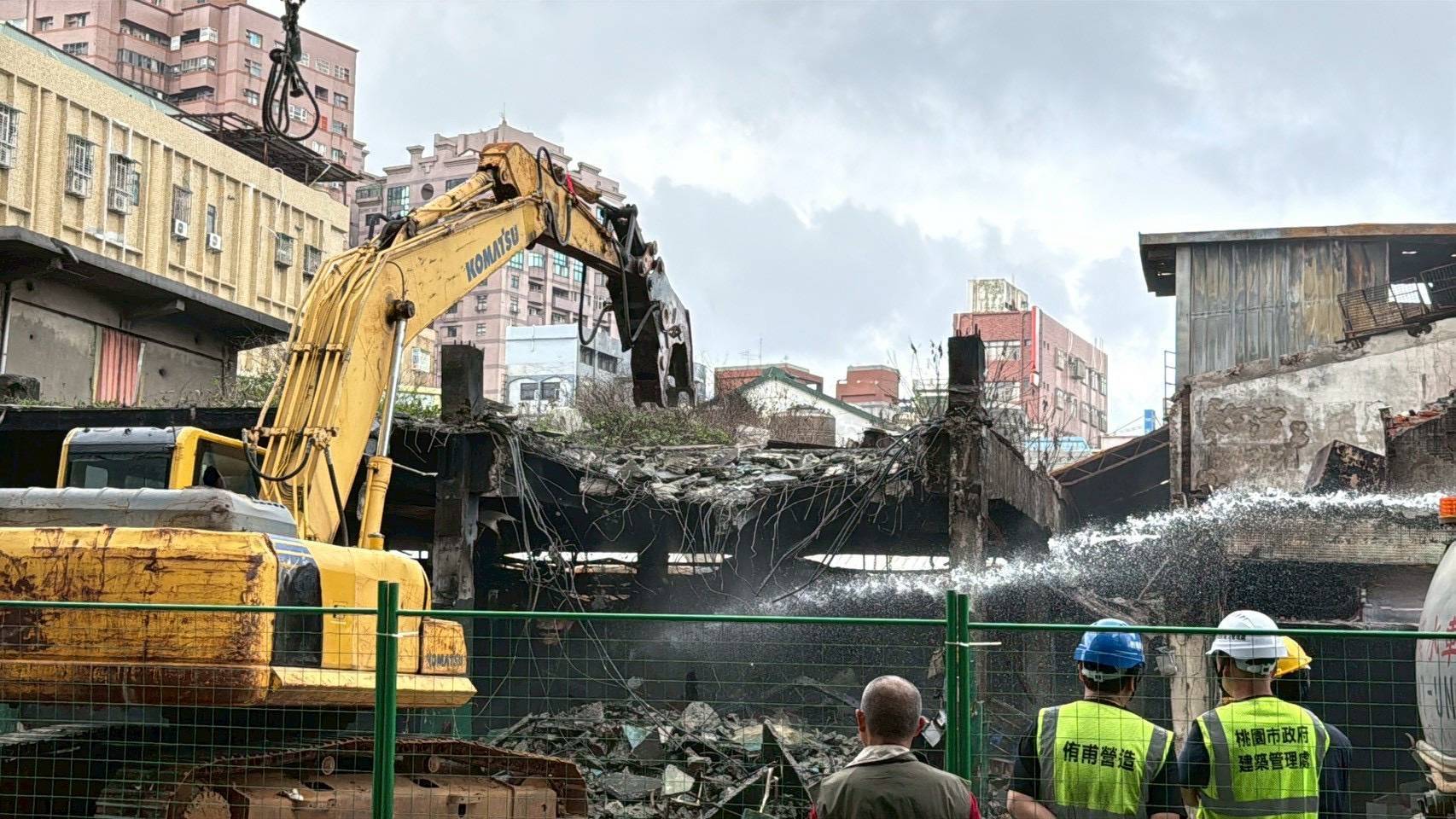 南門市場災損區域拆除動工 3路段實施交管到12/6 399129