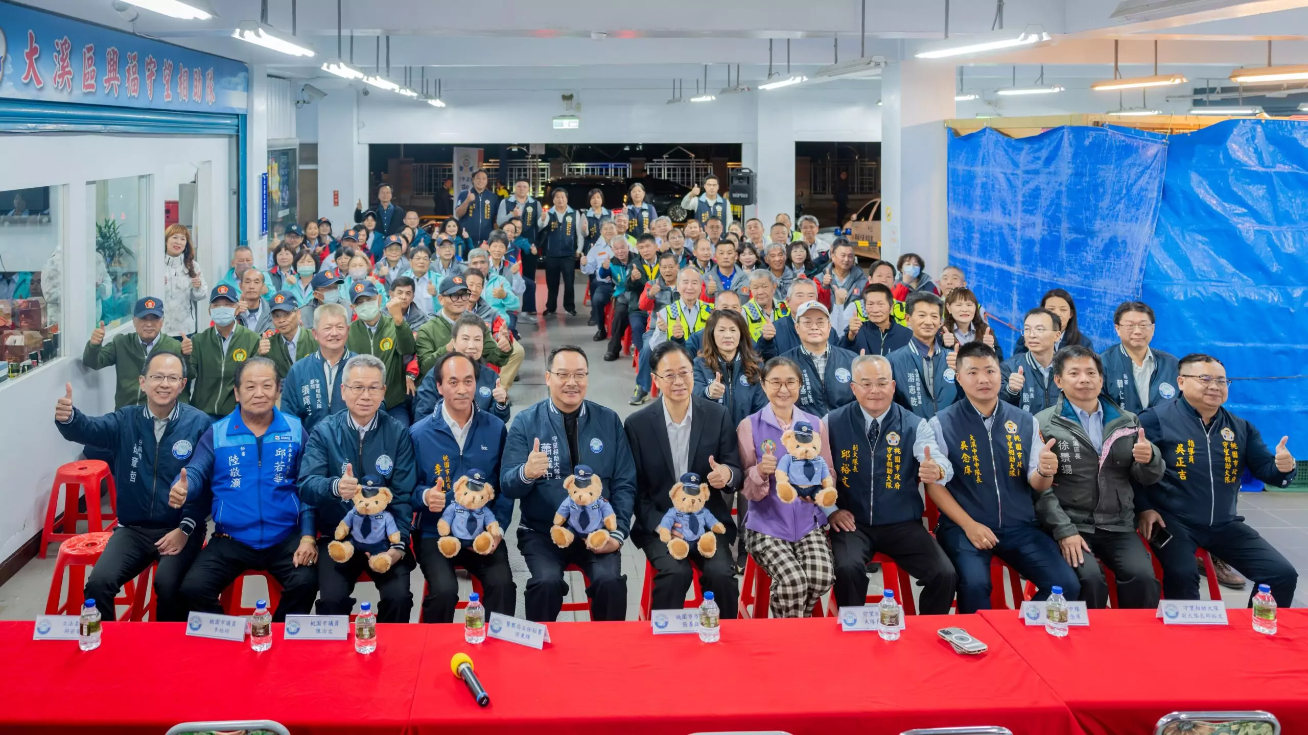 守望相助大隊大溪中隊維護社區治安!張善政肯定隊員辛勞 守望相助大隊大溪中隊維護社區治安!張善政肯定隊員辛勞