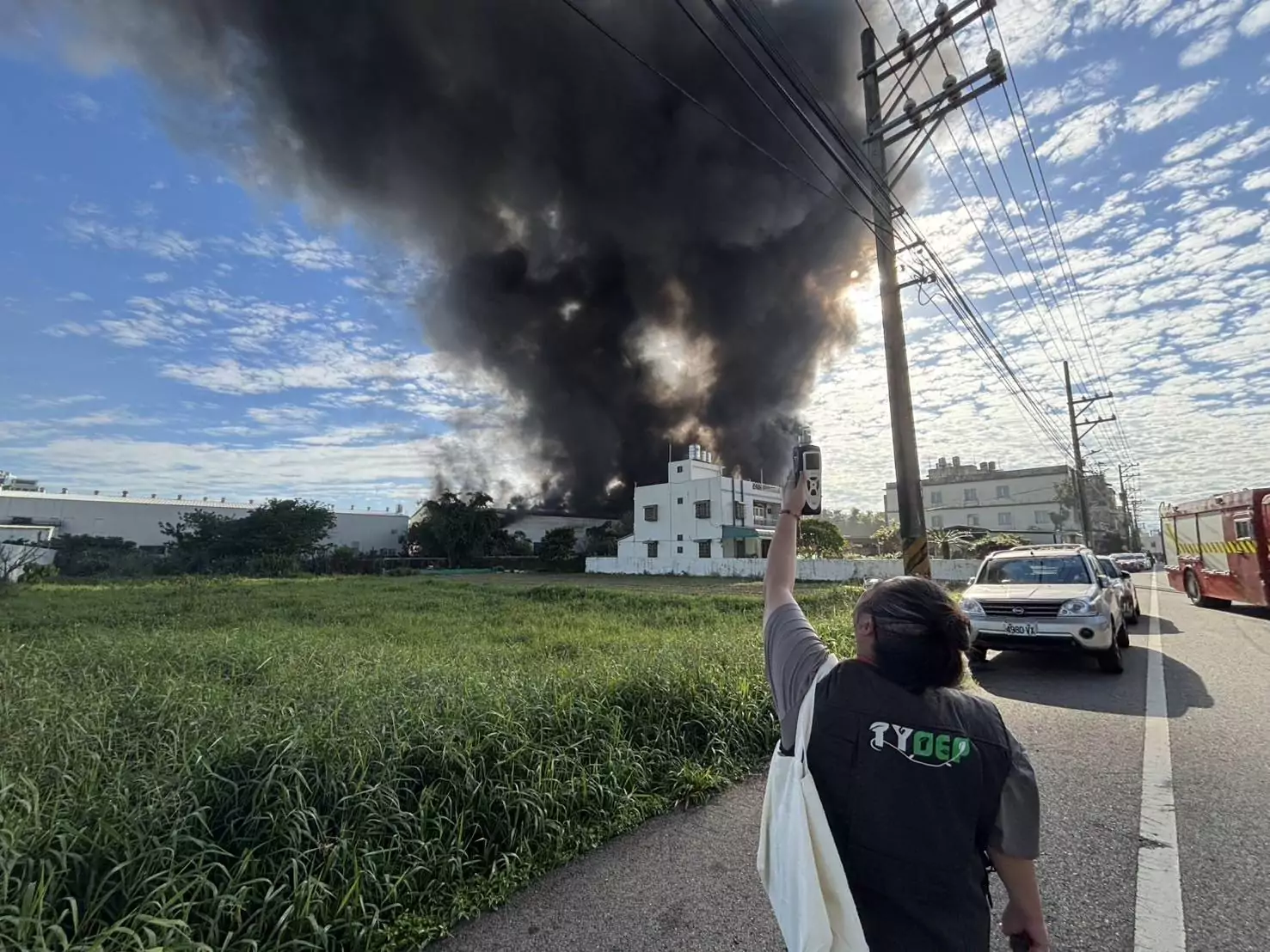 蘆竹非法工廠大火釀空污 桃園環保局重罰2000萬 454G55
