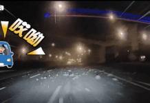 國1桃園路段砂石掉滿地 14車慘遭波及