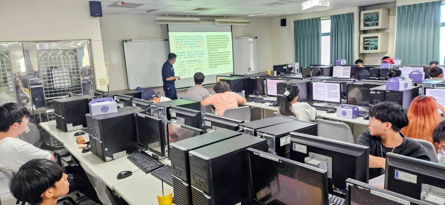 蘆竹警強化外籍生防詐免疫力 前進開南大學提醒這些事 715950