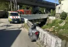 蘆竹無照女自撞護欄摔落水溝 多處擦挫傷送醫 蘆竹無照女自撞護欄摔落水溝 多處擦挫傷送醫