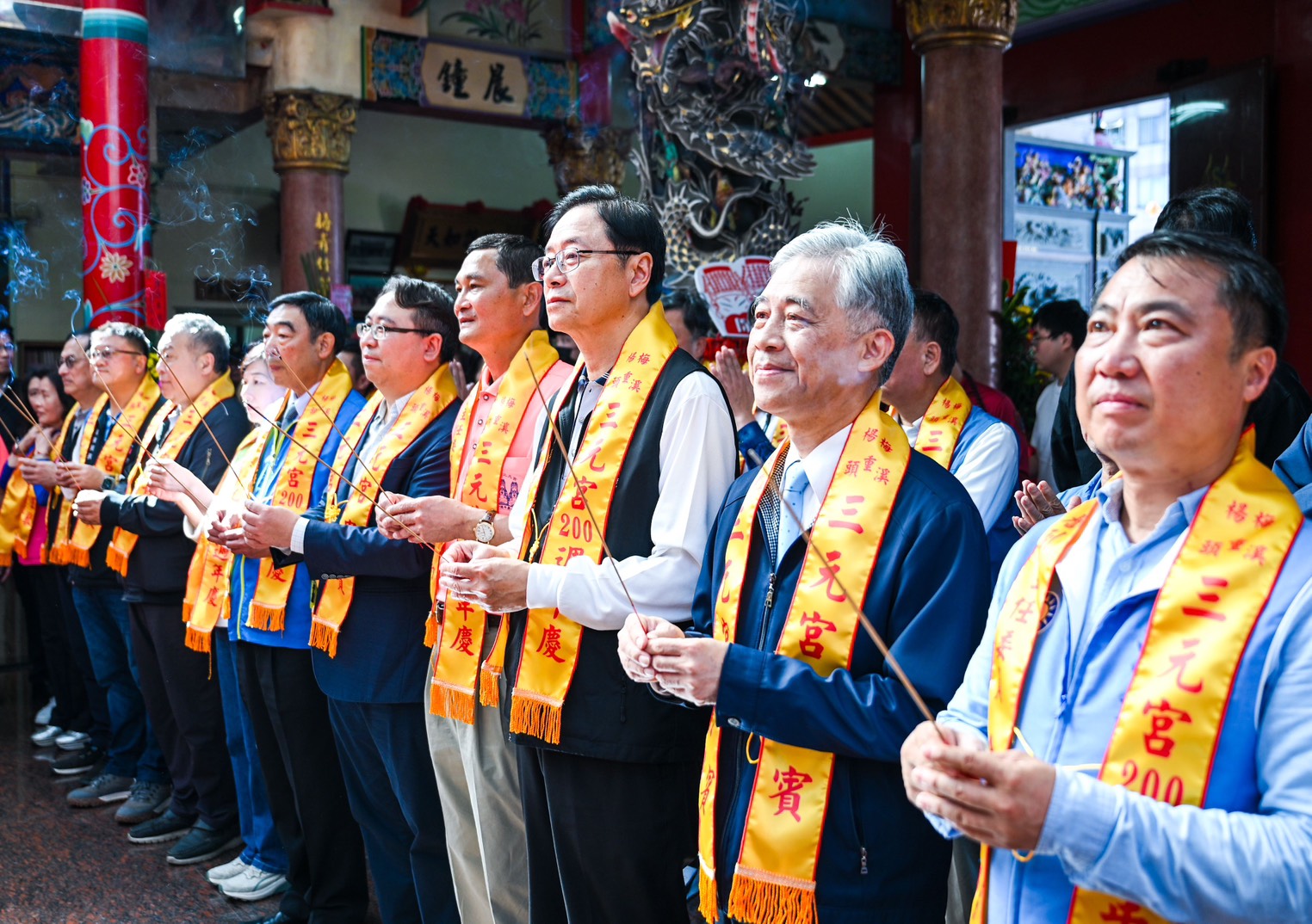 桃園三界爺文化祭明年移師中壢 21面廟宇頭旗同框場面壯觀 S 60465224