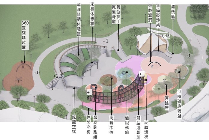 龜山大坪頂公園改建啟動 打造全齡共享特色綠地新亮點 S 73285753 0