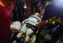 楊梅7旬翁跌倒撞破頭 幼獅警護送返家