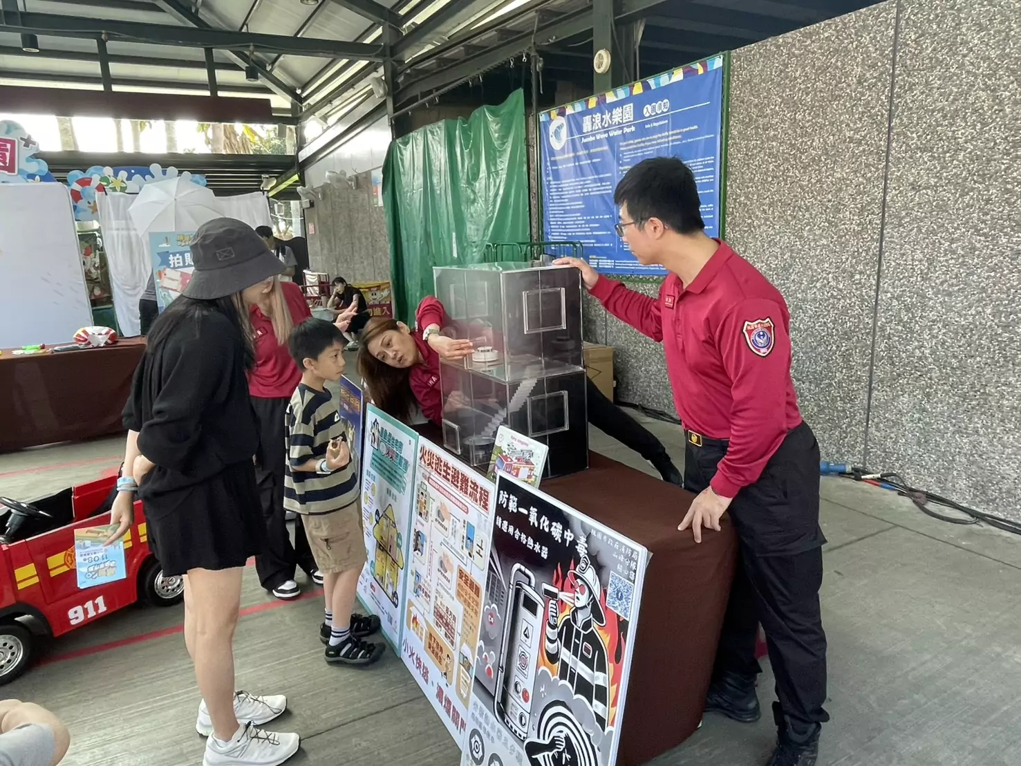 親子一起學防火!桃消山峰分隊宣導居家安全觀念 S 790970374 0