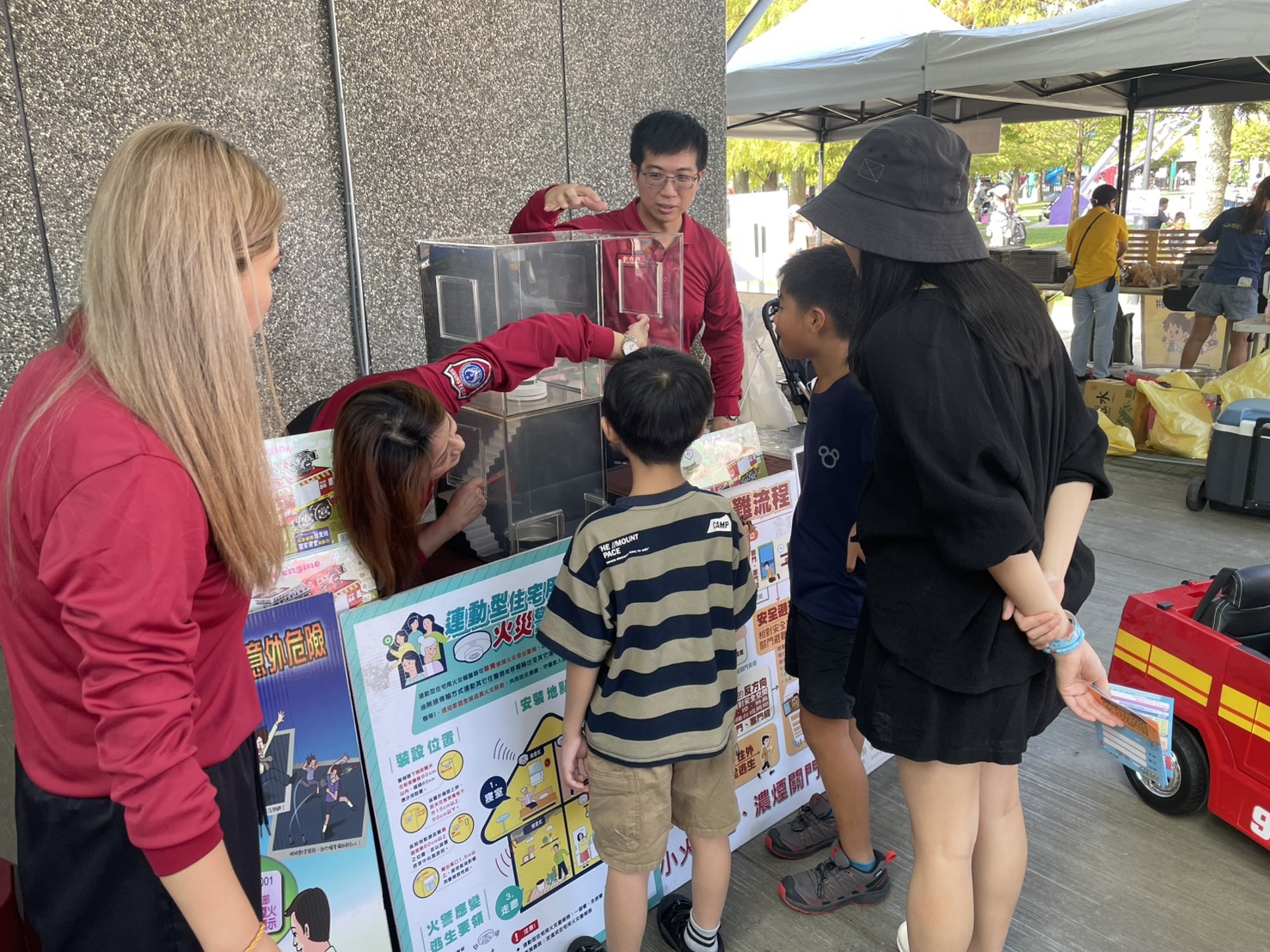 親子一起學防火!桃消山峰分隊宣導居家安全觀念