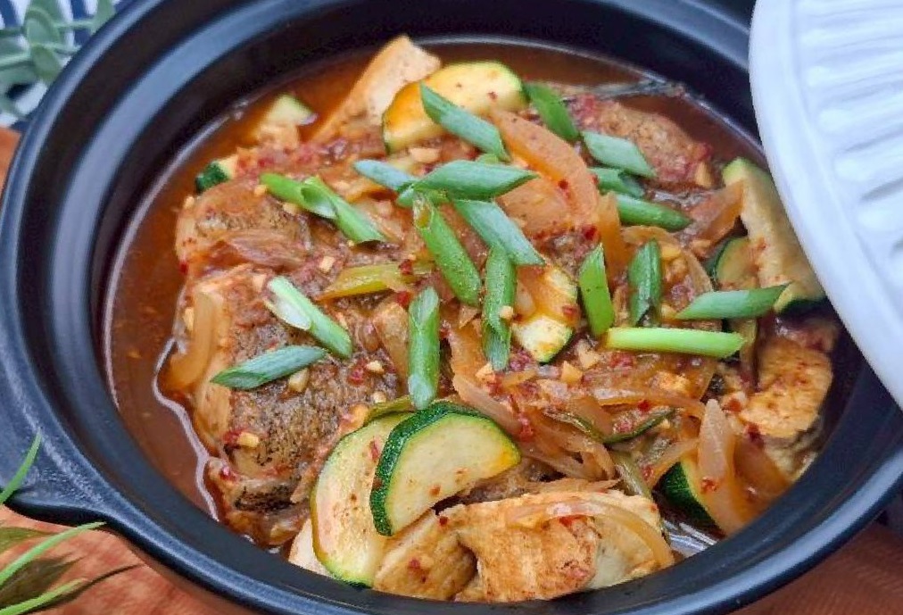 國產龍虎斑結合韓式滋味 簡單步驟煮出美味「辣魚湯」