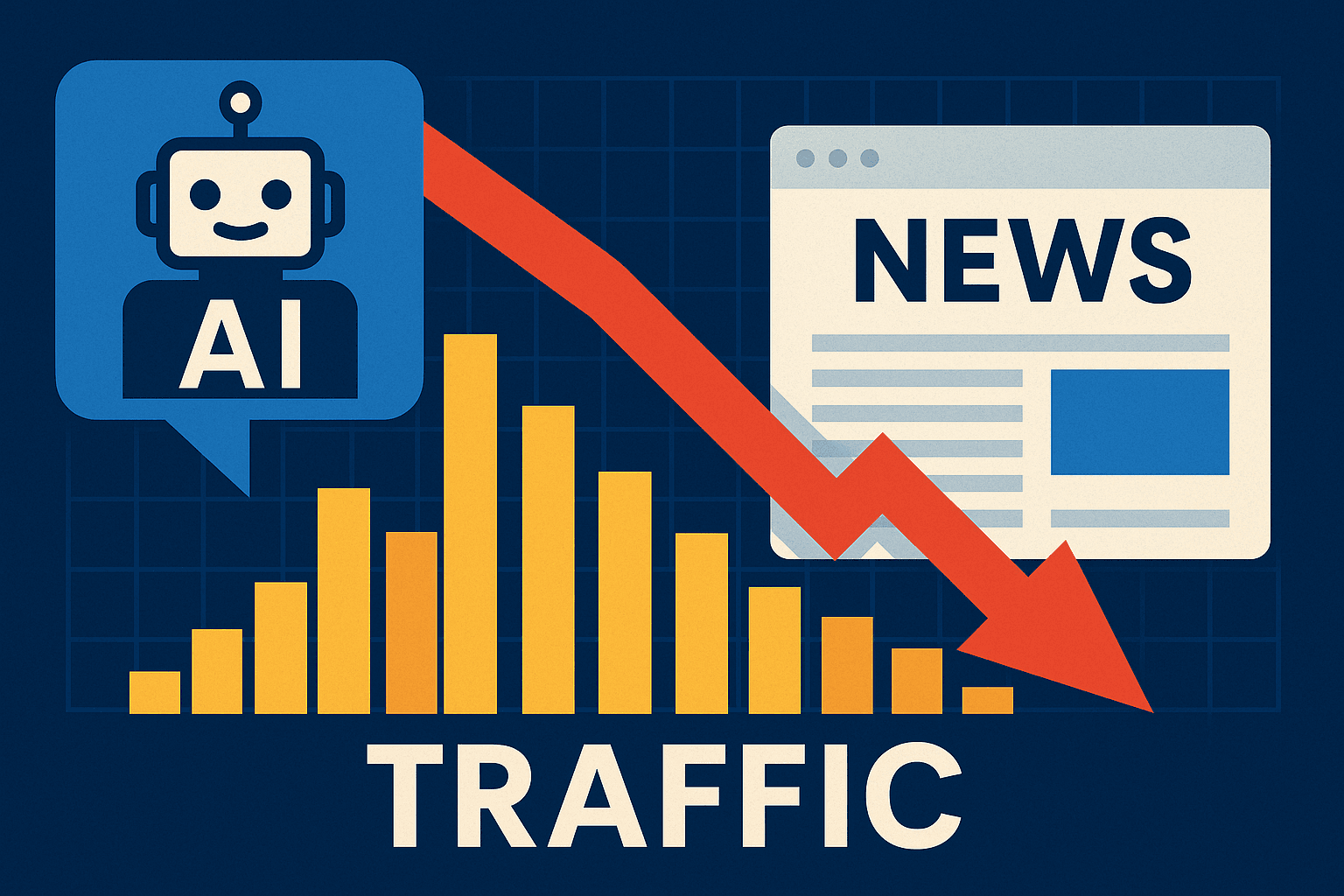 生成式AI正在削減新聞流量:從全球趨勢看台灣媒體的結構性危機