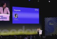 小英訪德友好升溫 分享台灣民主韌性1/蔡英文柏林登台演說 高喊「韌性是民主存續關鍵」