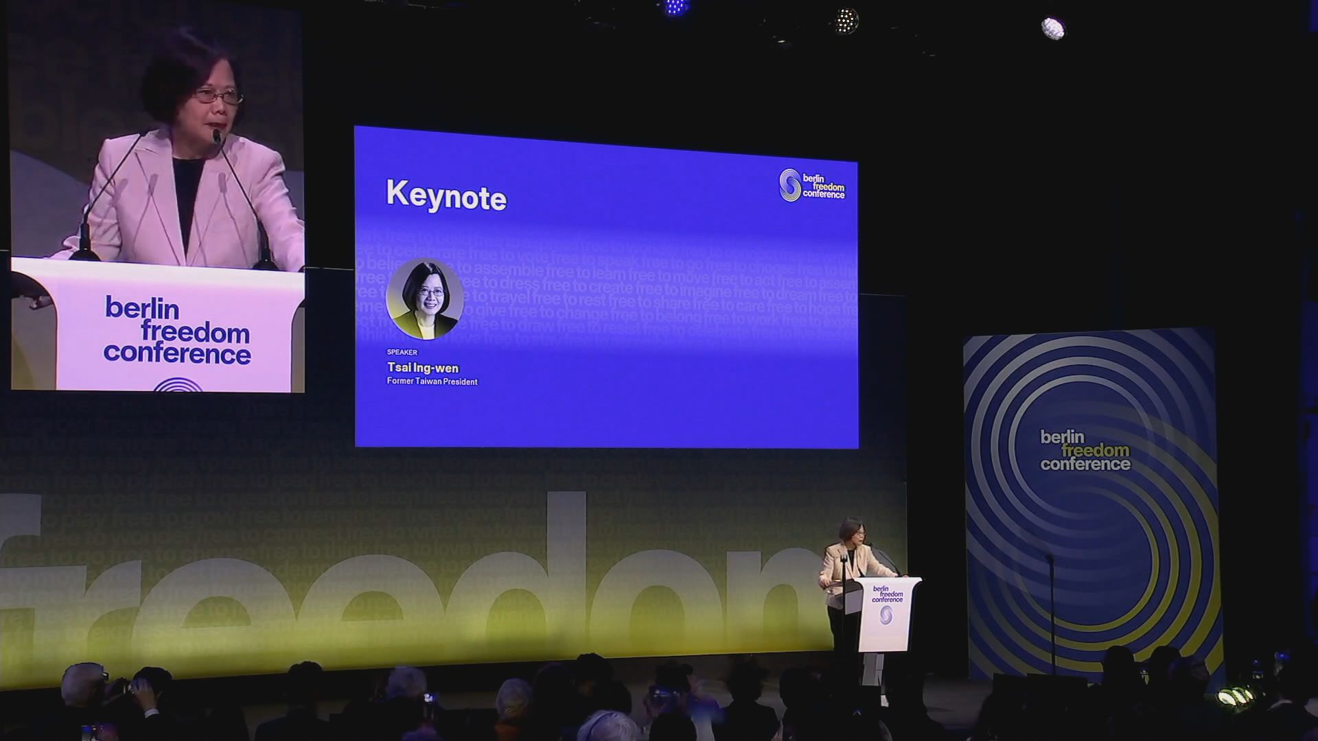 小英訪德友好升溫 分享台灣民主韌性1/蔡英文柏林登台演說 高喊「韌性是民主存續關鍵」