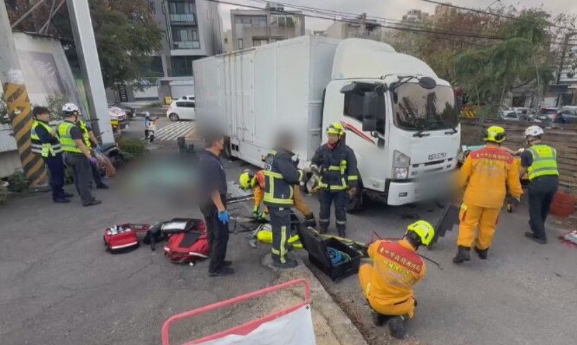 女清潔隊員通勤遭違規物流車撞死 台中環保局啟動關懷機制