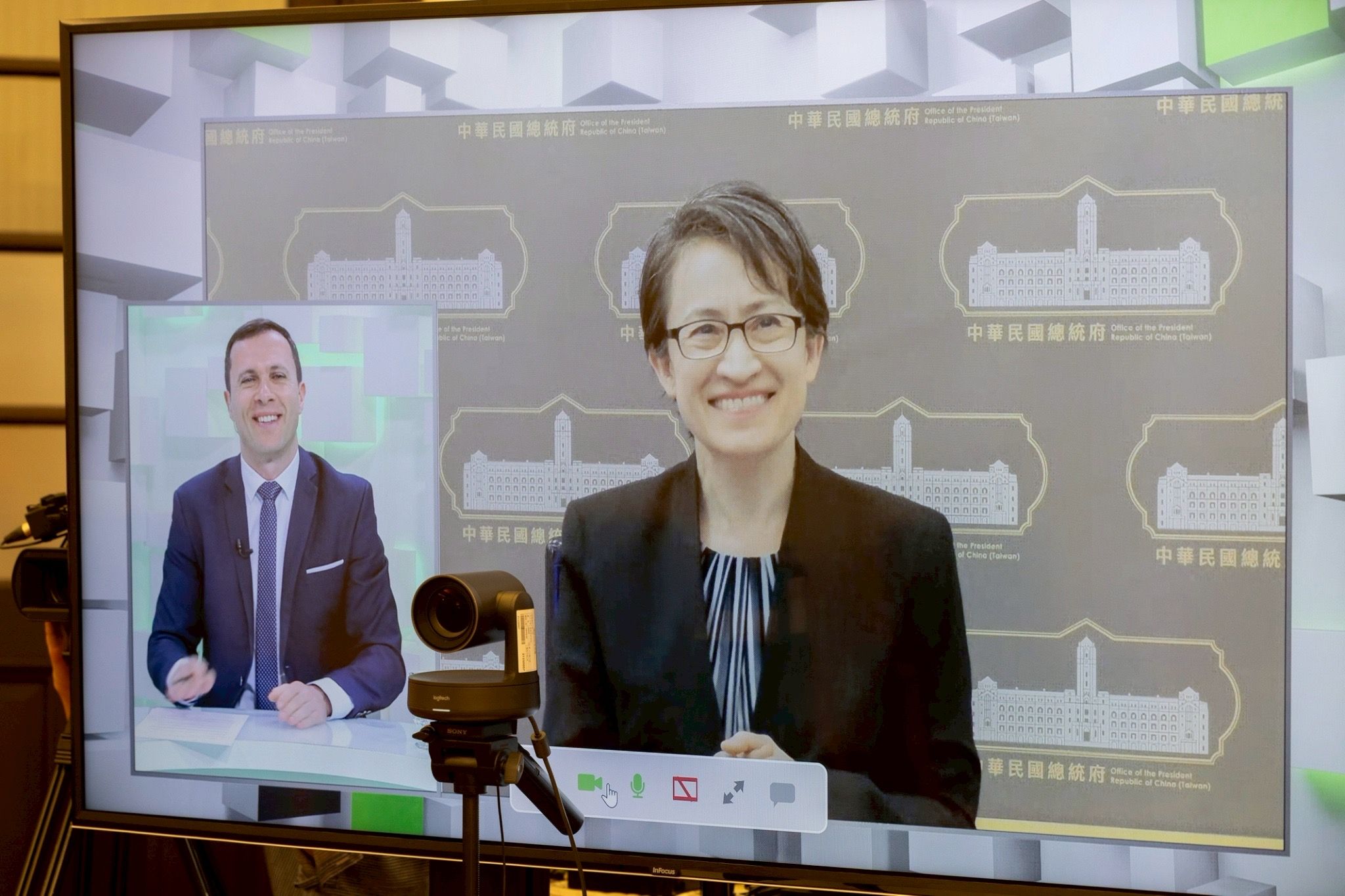 立陶宛網媒視訊專訪 蕭美琴:兩國可合作無人機