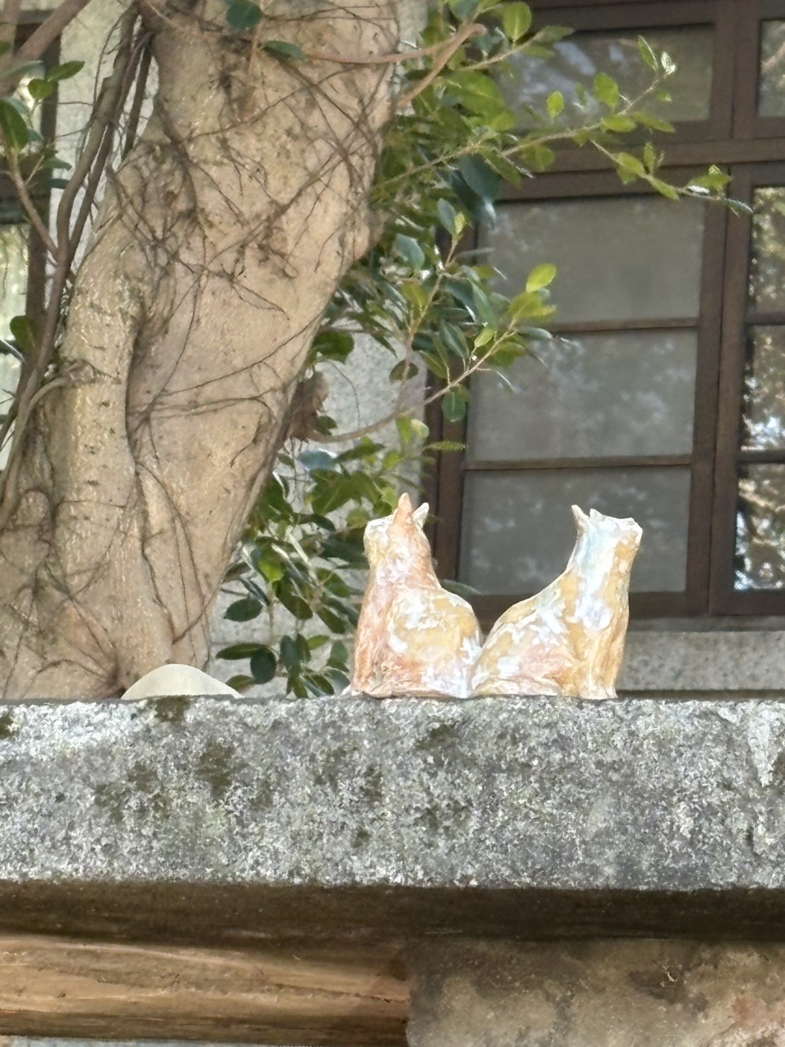 藝術家邱伶琳作品出現在園區一角 0