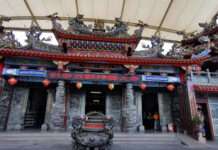 桃市府推龍元宮舊城再生 劉熒隆爭取街廓改造拚龍潭觀光