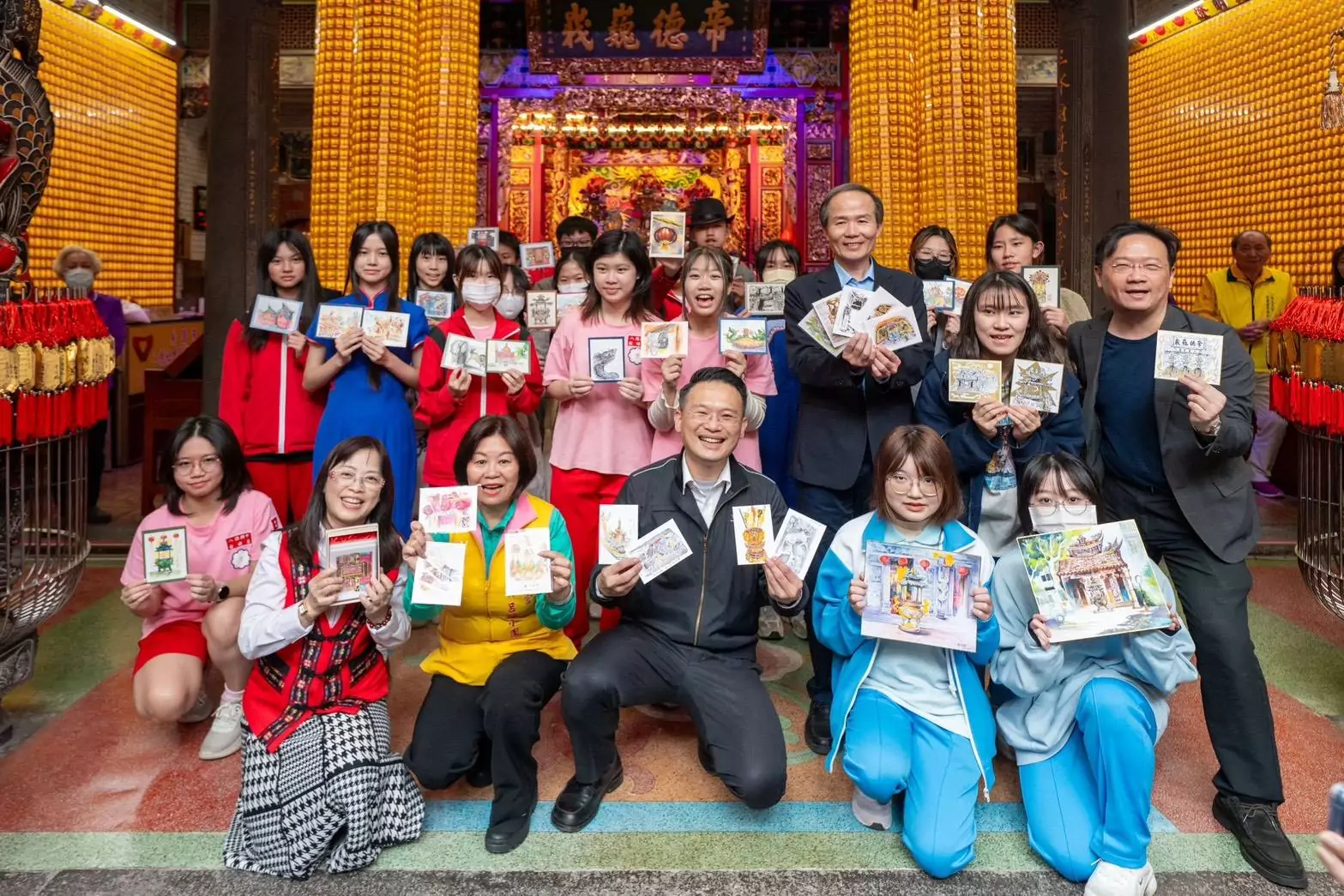 八德三元宮253週年首辦美術賽 蘇俊賓:讓美學走出課堂、走入生活 八德三元宮253週年首辦美術賽 蘇俊賓:讓美學走出課堂、走入生活