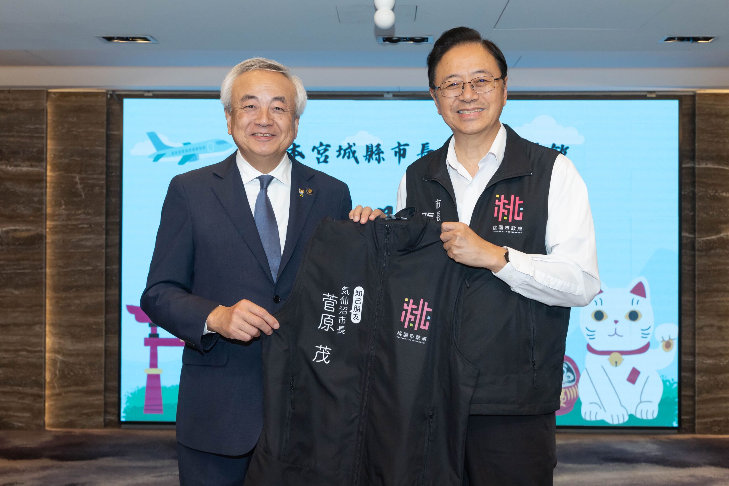 張善政與日本宮城縣市長會訪問團交流 菅原茂:感謝台人在311地震伸出援手