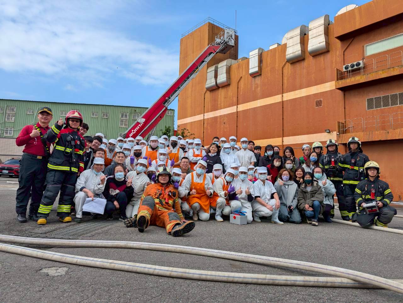 桃消富岡分隊模擬倉儲與食品廠火警 智慧科技裝備強化救災效率 97sd 3