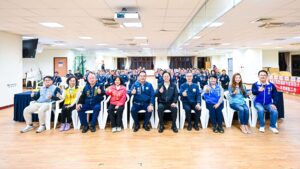 張善政至八德守望相助中隊慰勤 感謝隊員不分日夜辛勞付出