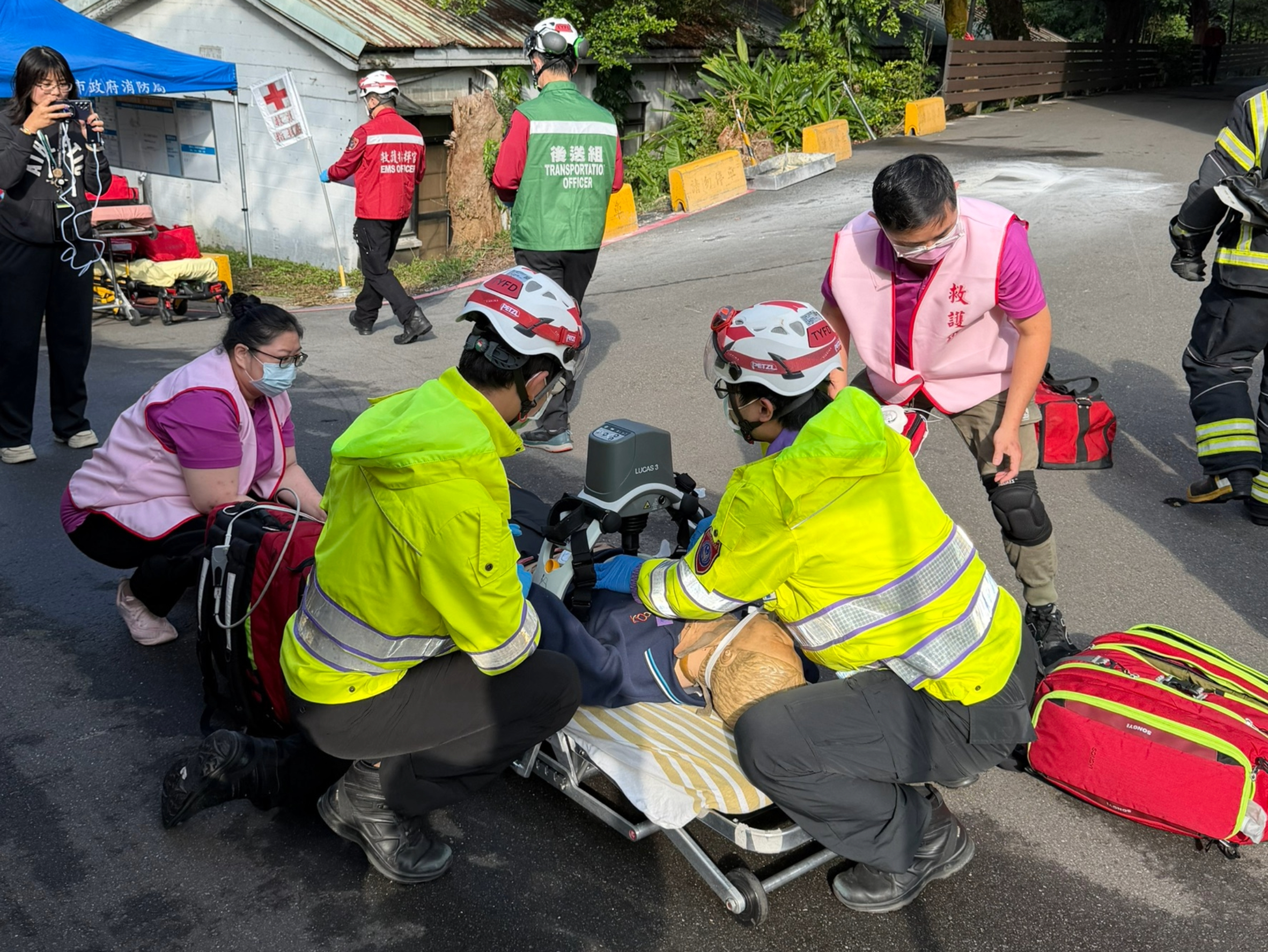 桃園大有消防分隊、北榮桃分院舉辦演練 模擬護理之家火災 Adobe Express file 0