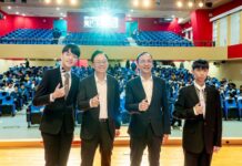 張善政與建中學生對談 鼓勵青年朝目標堅定前行