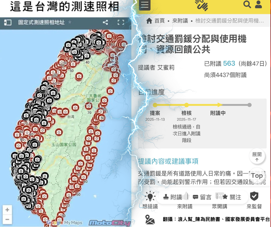 陳為民痛批交通亂象掀全民共鳴 網友揭四大關鍵:改善停滯、罰單暴增 〈交通現象大追擊〉推提案要求改革 S 67420230