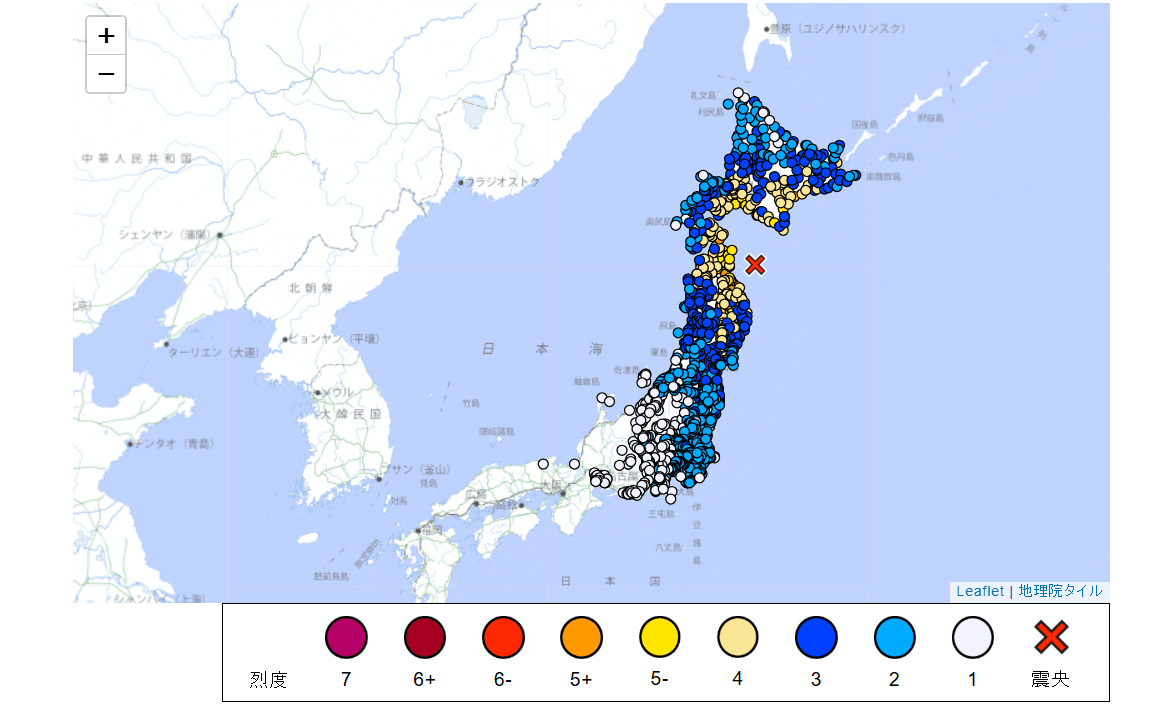 日本青森7.5強震釀至少30傷 觀光局未獲台灣旅遊團受影響通報