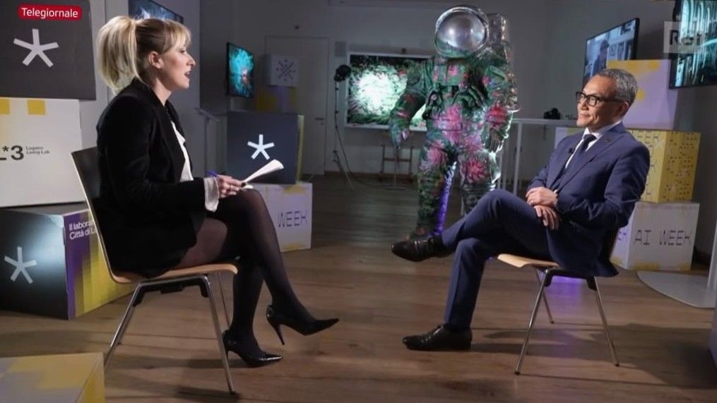 駐瑞士代表王思為談「一中政策」拋金句 主持人笑到嘴角失守