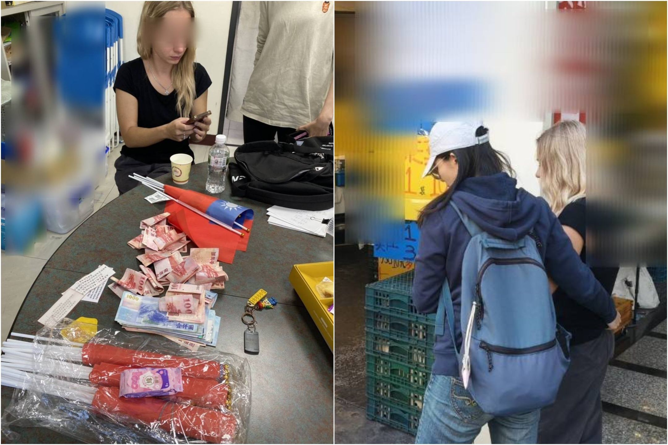 俄女扮聾啞賣國旗籌旅費「江和樹也受害」 移民署查獲違法將驅逐