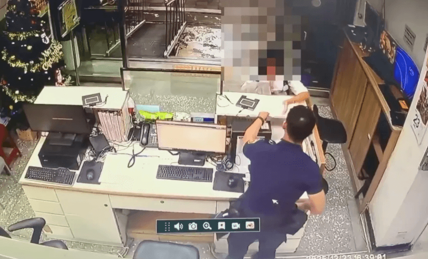 北市恐攻後維安勤務加重 民眾奔中正一分局送暖!員警收打氣紙條