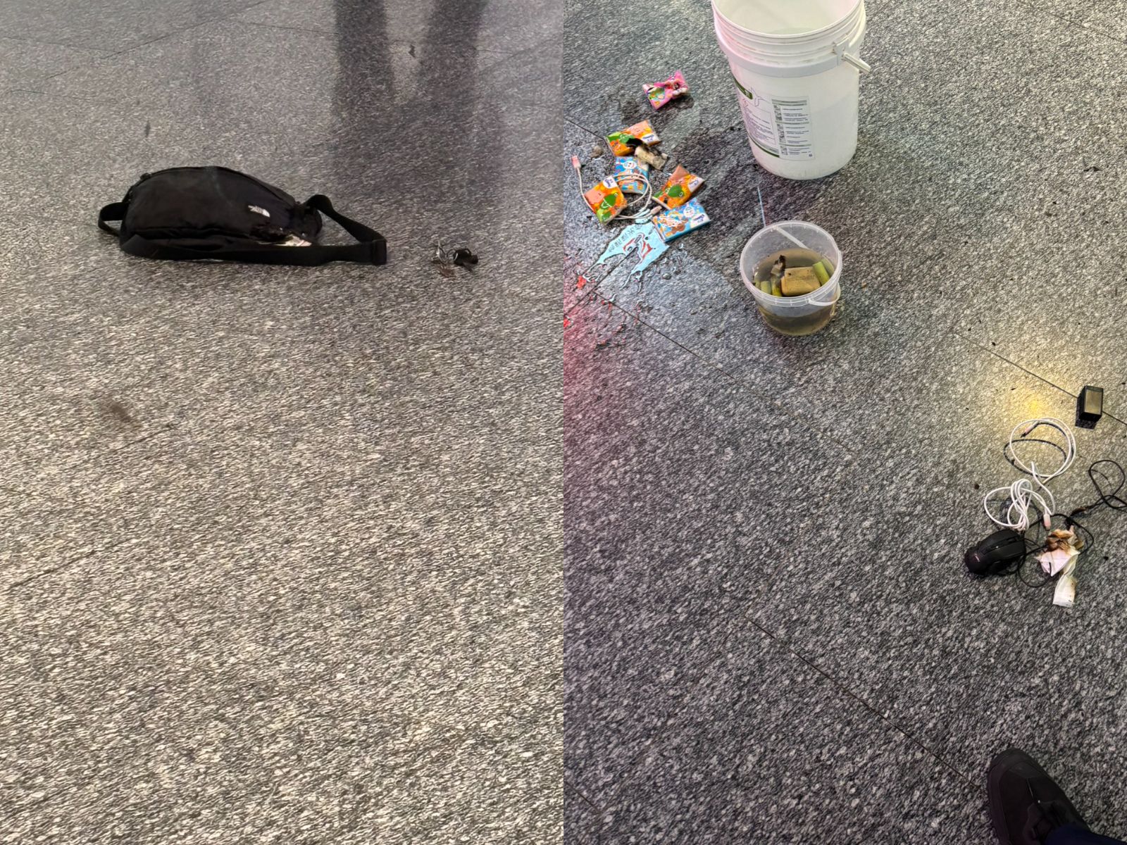 桃機一航廈驚見火光誤傳「有人放煙火」 行動電源自燃燙傷旅客