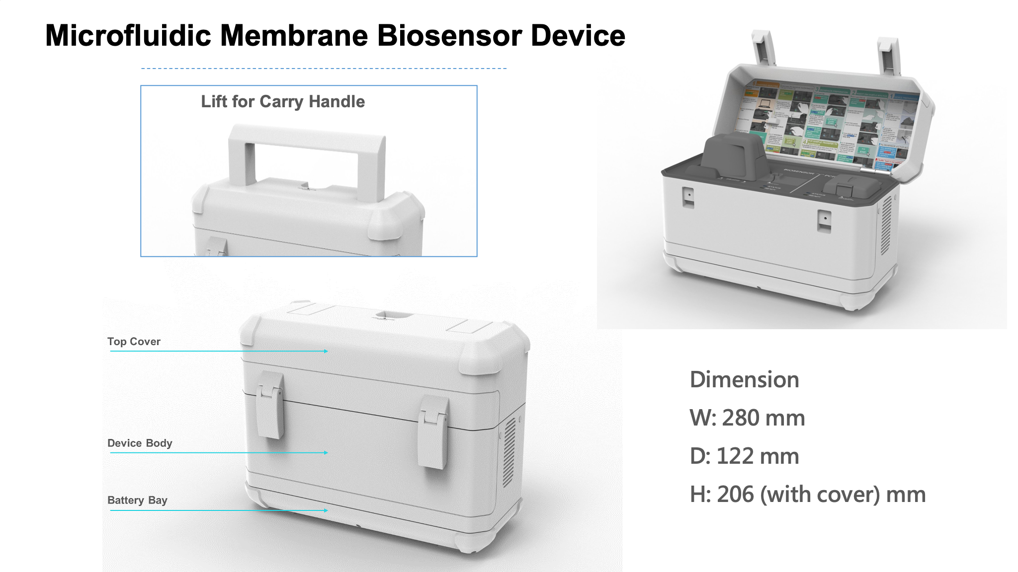 元智大學「薄膜生物感測器」研發團隊成果豐碩 赴美參加新創計畫 圖二元智大學微流體薄膜生物感測器第四代原型系統