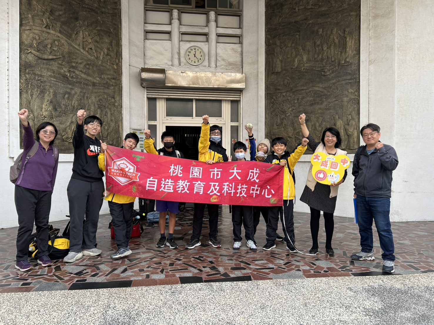 大成國中02 校長於比賽前鼓勵孩子勇敢逐夢 0 0