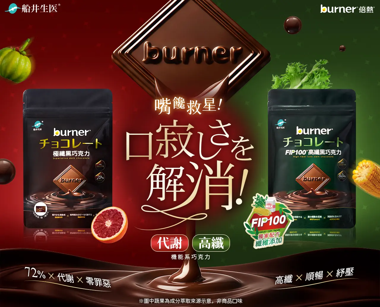 不必再犧牲美味!船井推出『好吃到不像機能食品』的巧克力 不必再犧牲美味!船井推出『好吃到不像機能食品』的巧克力