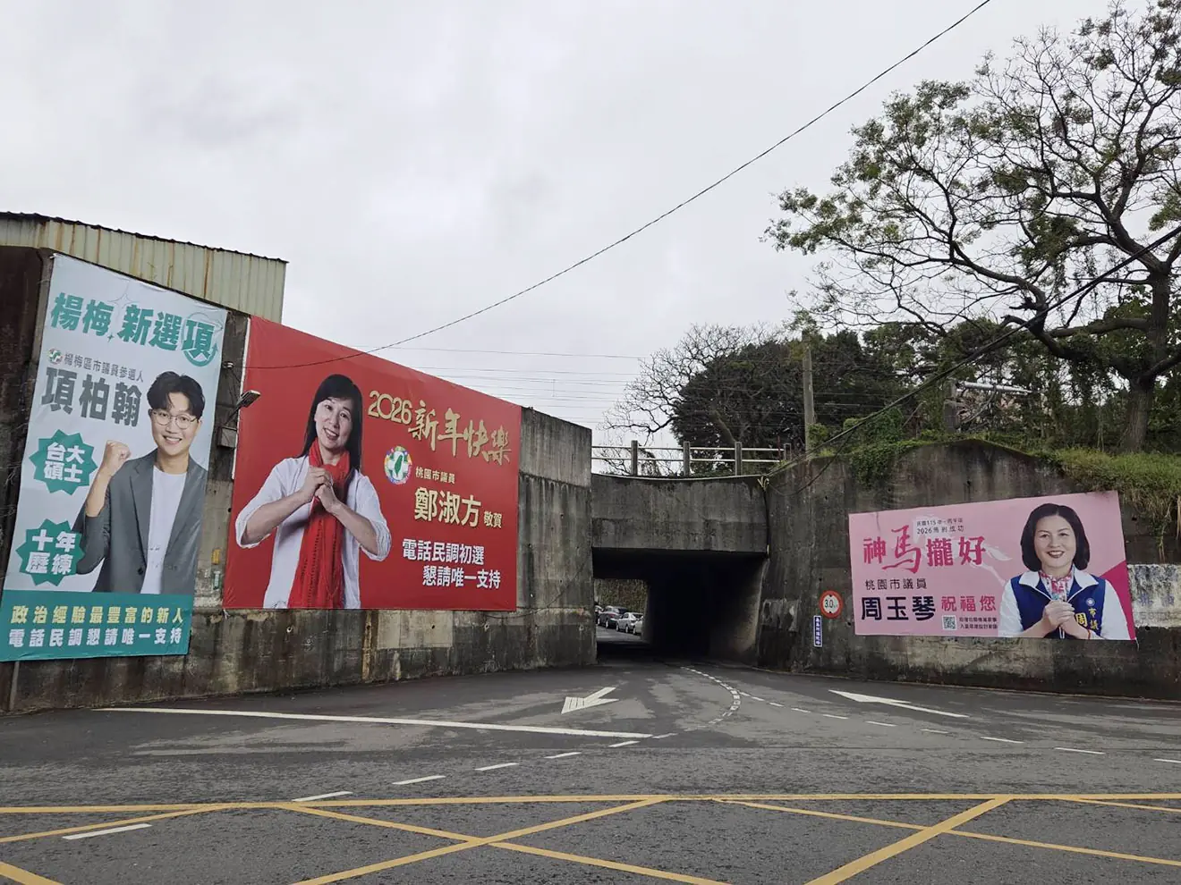楊梅議員藍綠初選6老將新人拚出線 選舉看板送小物要選民唯一支持 156264