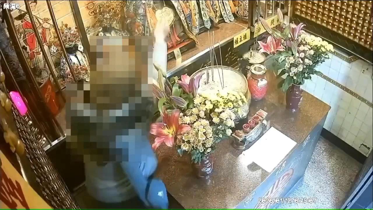 金價漲神明受害! 北投集福宮”三錢金牌”不翼而飛