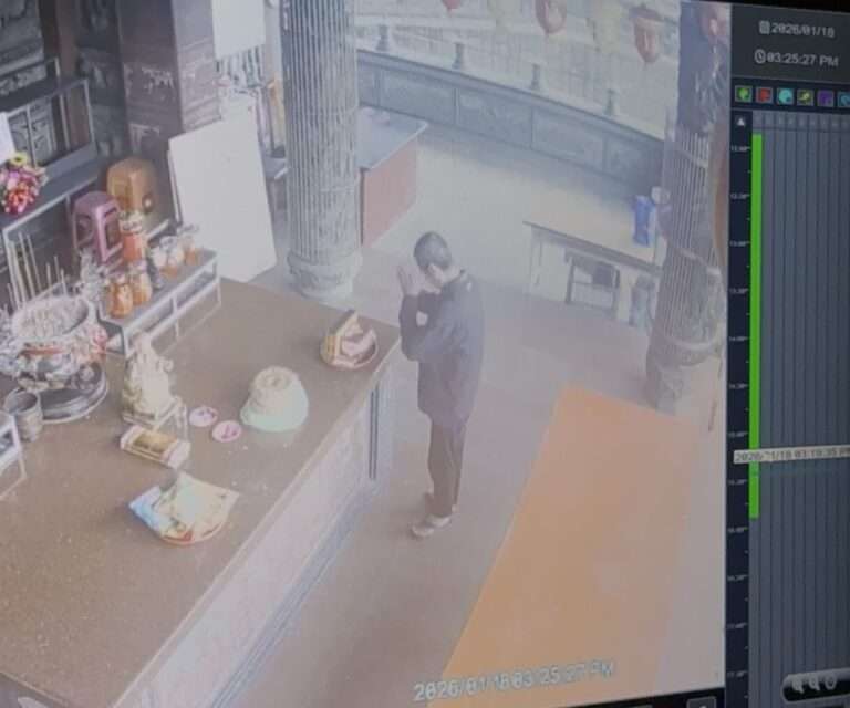 【有片】龜山女參拜聯名蛋糕供品慘遭竊 香客偷前竟還「請示神明」