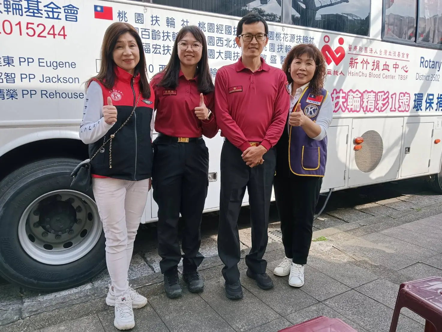 桃市大湳消防分隊結合捐血活動 傳授CPR、AED技能 桃市大湳消防分隊結合捐血活動 傳授CPR、AED技能