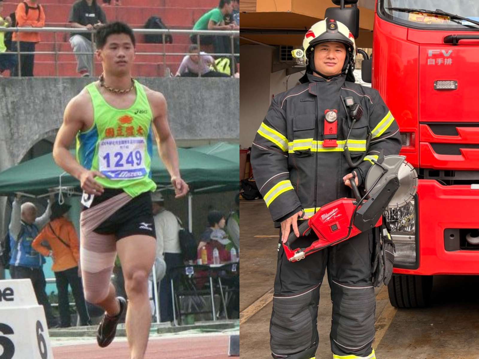 田徑場、營造工程到救災第一線 桃消大有分隊新血廖祥辰跨域經驗守護公共安全