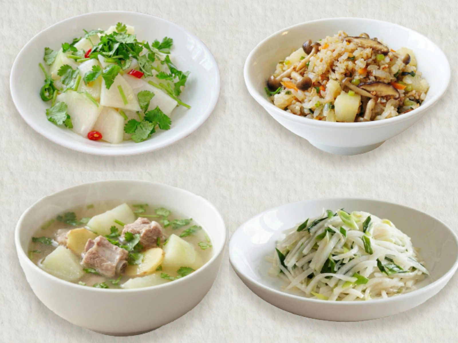 一顆大頭菜變出整桌菜 排骨湯暖胃、快炒成白飯小偷