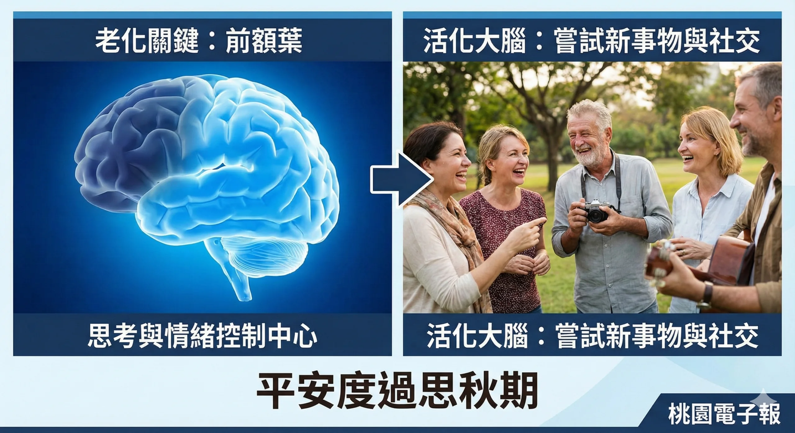 前額葉萎縮恐釀情緒失控 中年族群必懂「思秋期」避免認知退化 前額葉萎縮恐釀情緒失控 中年族群必懂「思秋期」避免認知退化