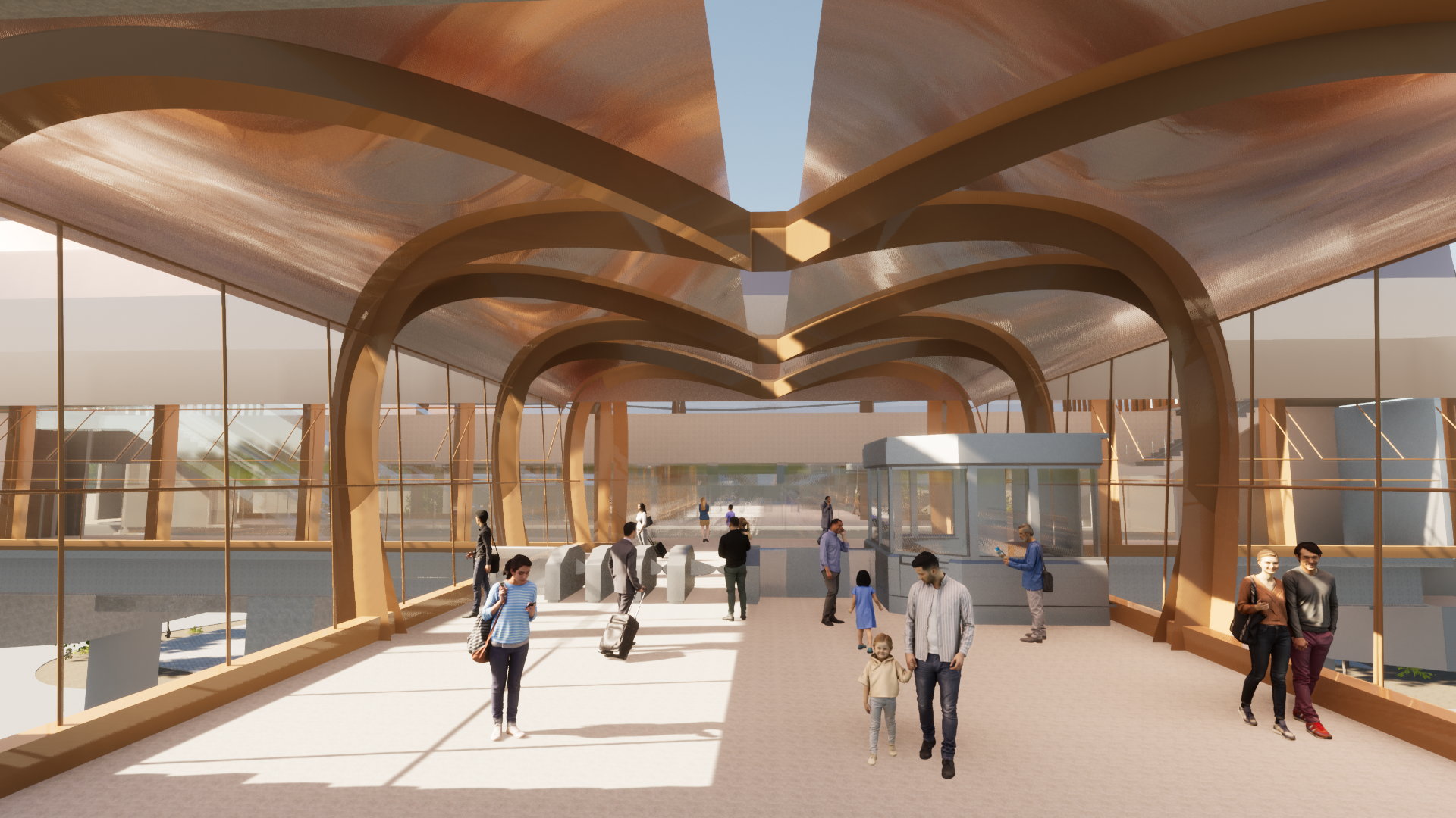 LB12a車站連通橋模擬圖 0