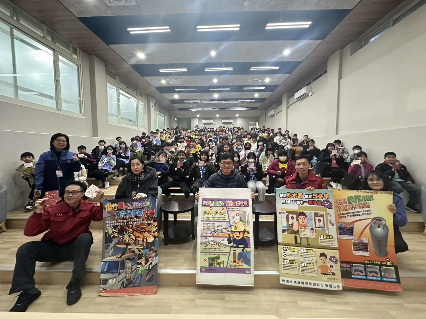 桃消復旦分隊響應消防節防火週 入校宣導防災觀念 S 59203595 0