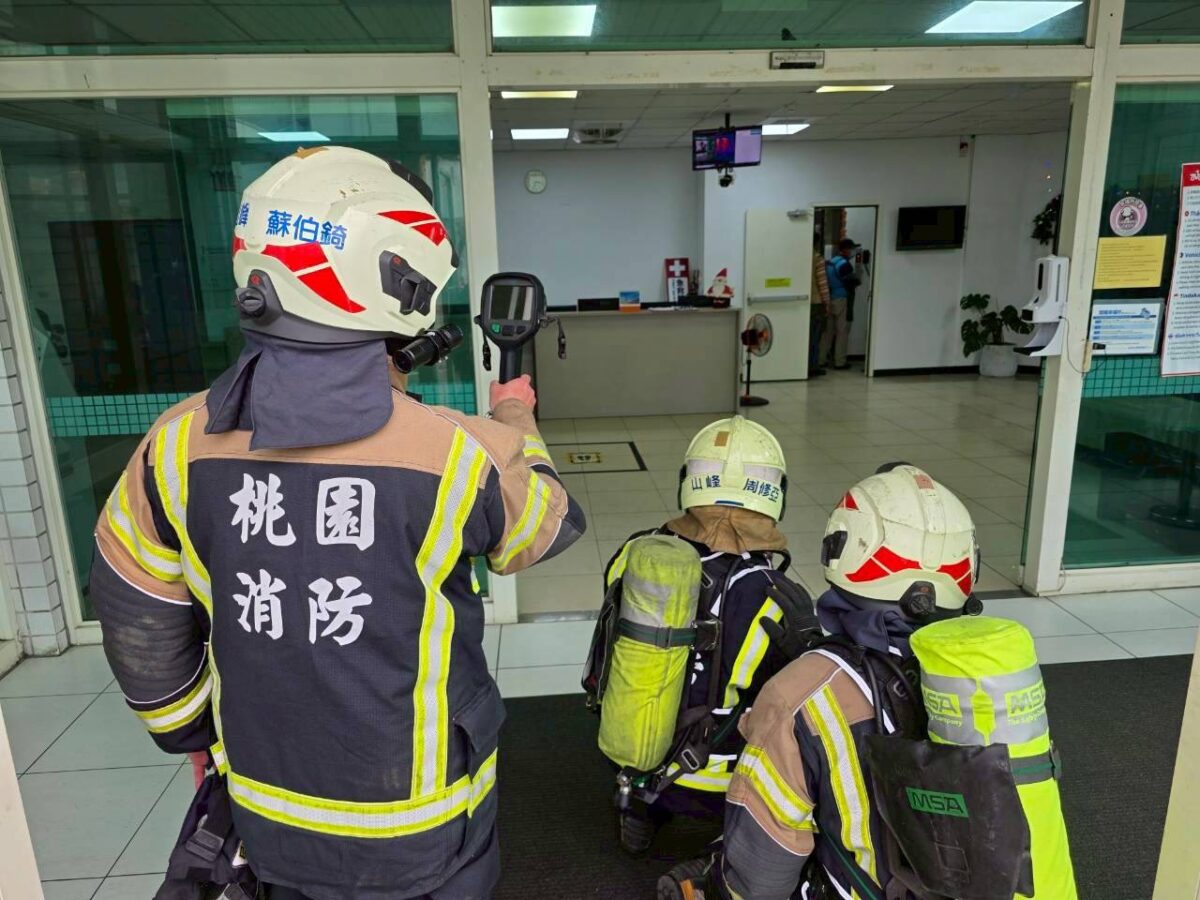 防範火災風險 桃消山峰分隊春節前進行移工宿舍演練 S 813367305 0