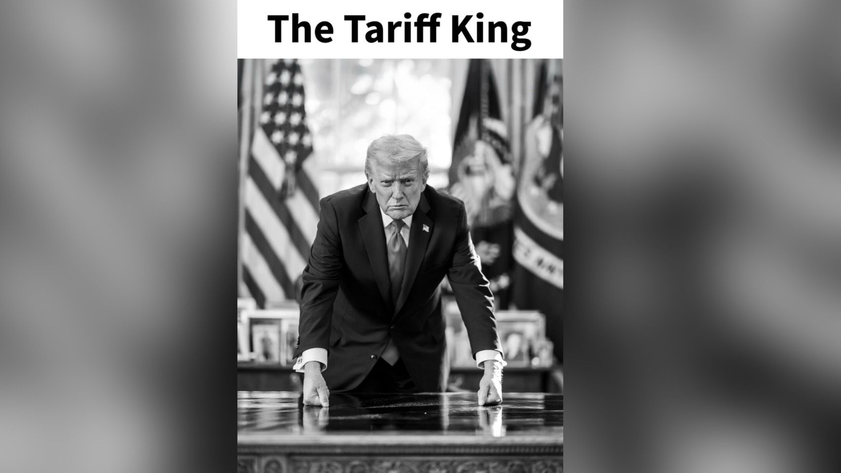 川普發黑白照自封「關稅之王」 宣布對歐加徵關稅:直到收購格陵蘭為止