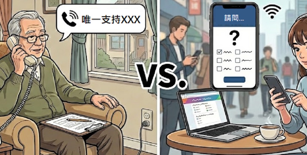 桃論|2026選戰前必讀:民調與網路聲量到底差在哪