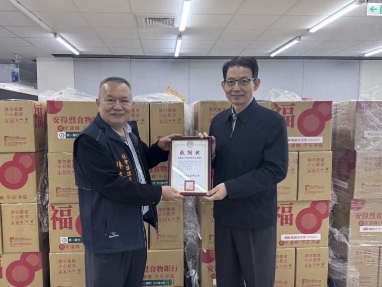 安得烈慈善協會關懷光復洪災受災戶 500箱年菜寒冬送暖