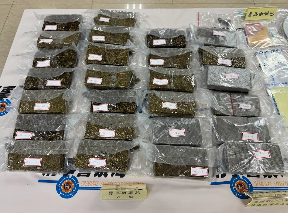 利用外籍旅客運毒!刑事局破獲黑幫毒品走私集團 4人遭羈押 kjyutytg 1
